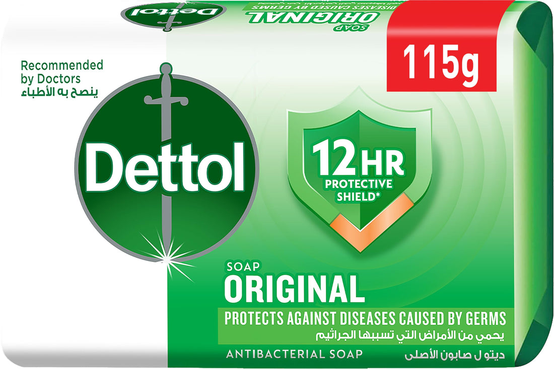 Dettol Original Anti-Bacterial Bathing Soap Bar - Pine Fragrance| 115g