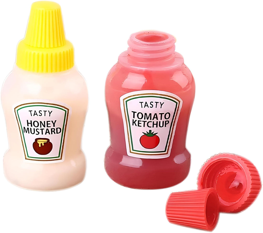 Tomato Sauce Glass - Perfect for tomato sauce, mayonnaise, and chocolate sauce, designed for easy casting and no confusion (model 3)