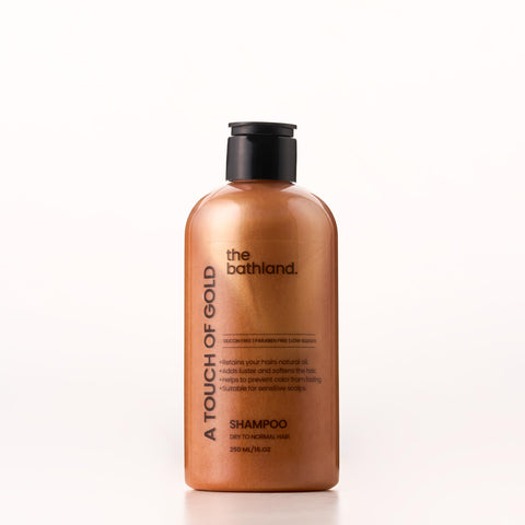 The Bath Land - Low Sulfate Touch Of Gold Shampoo -Unisex -250 Ml