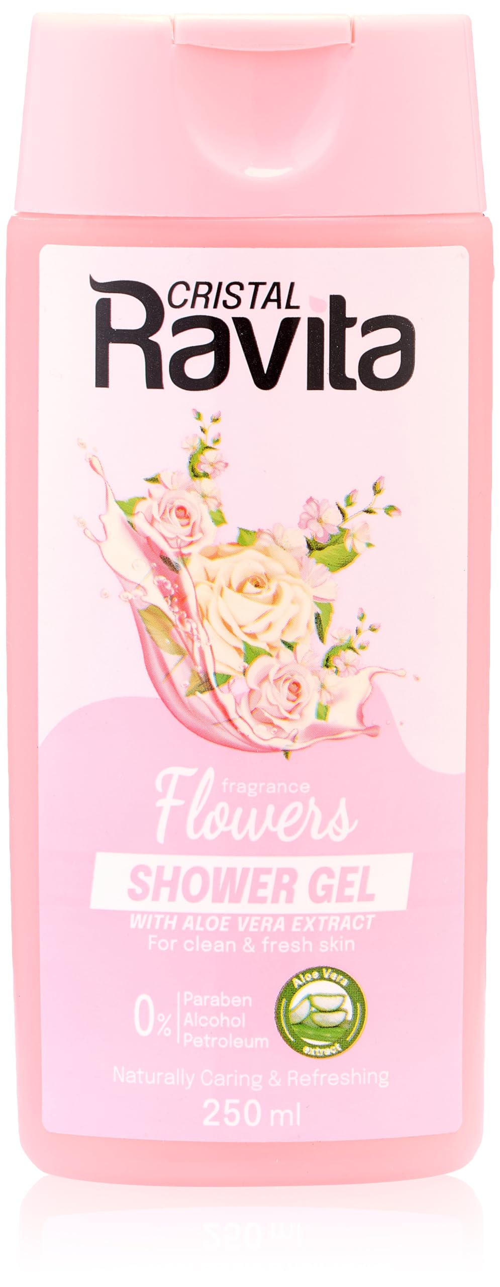 CRISTAL RAVITA SHOWER GEL FLOWERS WITH ALOE VERA EXTRACT 250ml