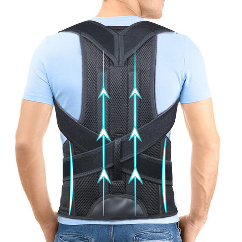 Posture Corrector for Men and Women - Back Brace Upper and Lower Lumbar to Relieve,X-Large(37-42 Inches)