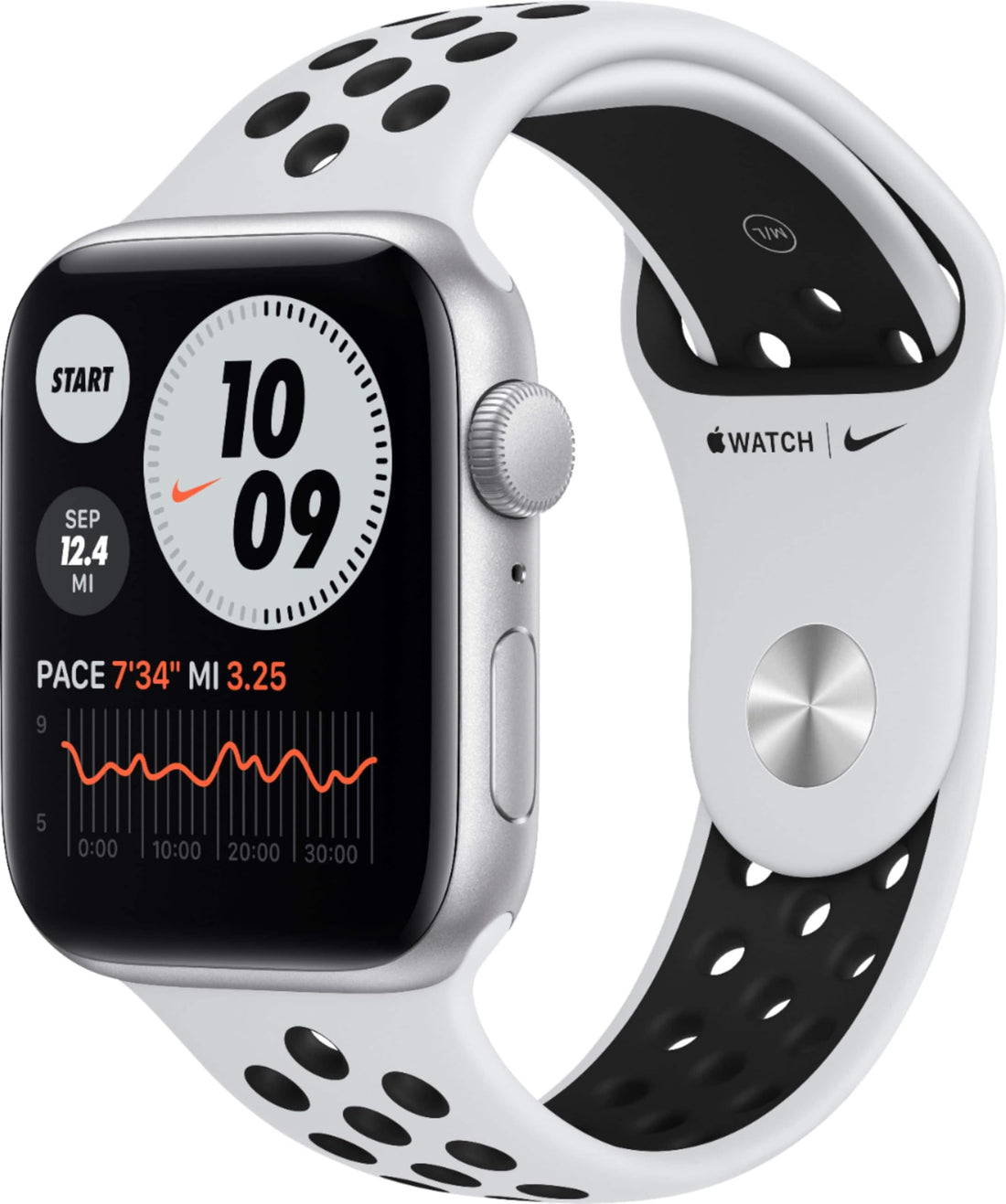 Nutshell Apple Watch Case (For Apple Watch 6/SE/5/4 44mm) Silver