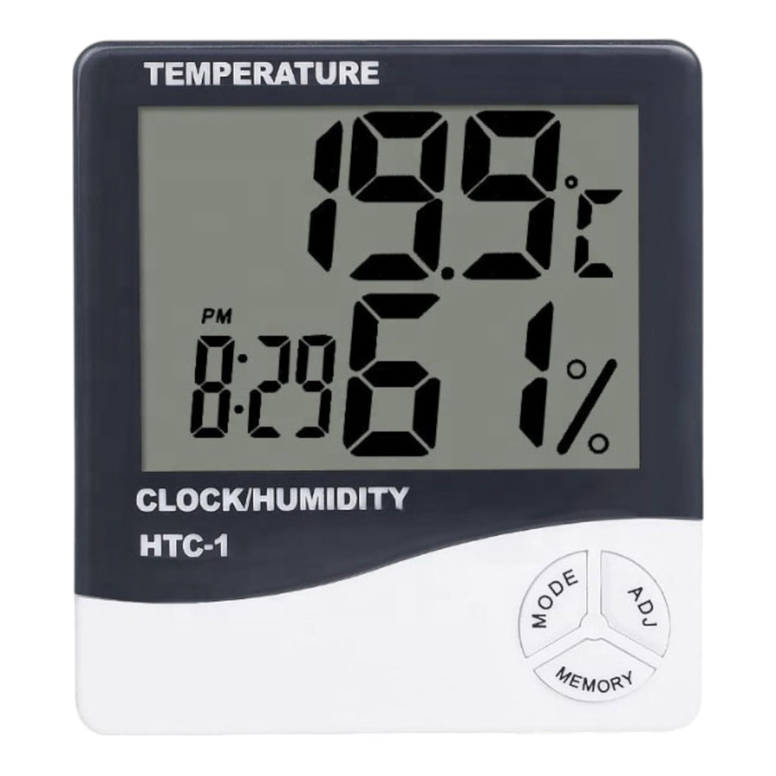HTC-1 Digital Thermometer, Indoor Temperature and Humidity Meter