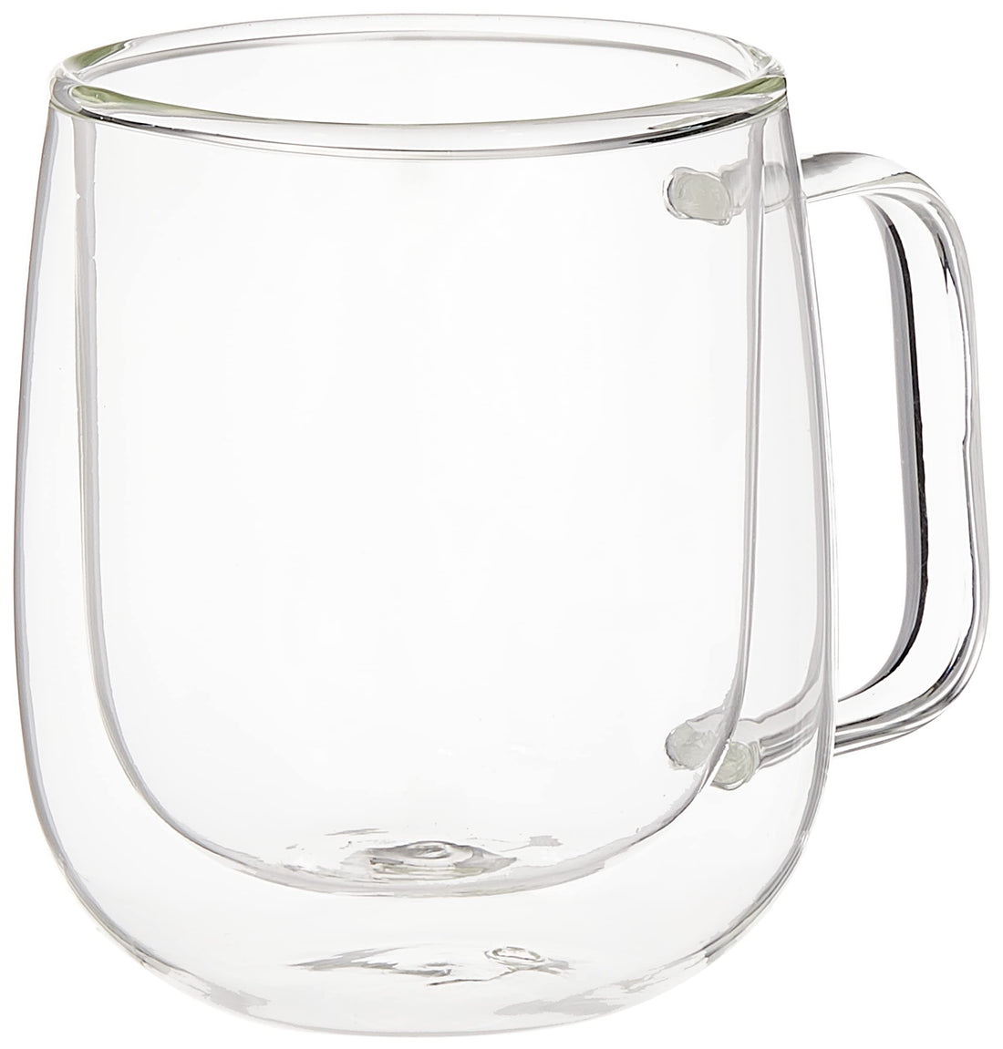 COOLBABY Double Wall Isolated Glass Coffee Mug, 250 ml