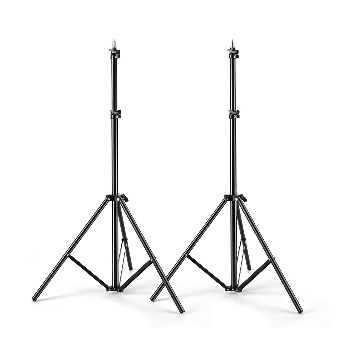 A Pair of 2.4M 1/4 Thread Light Lamp Umbrella Stand Tripod Lighting Kit for HTC Vive VR Youtube Videos Shooting Photographic Softbox Studio