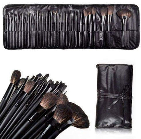 Natural Hair Makeup Brush Set