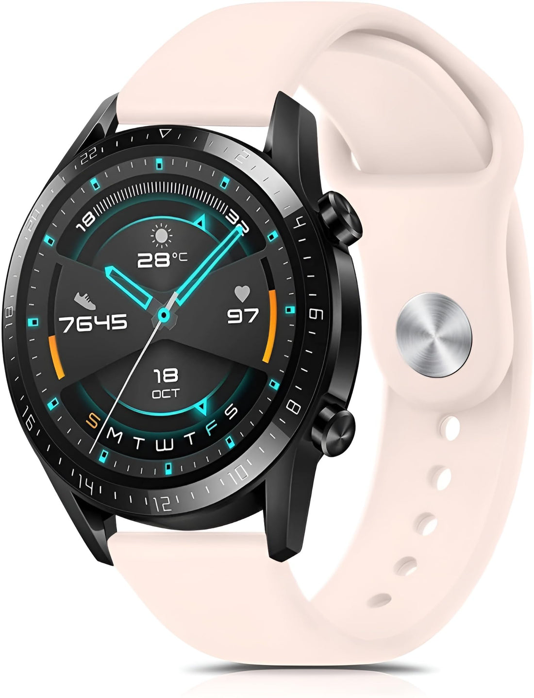 Next store New 22mm Silicone Replacement Sport Strap Wristband Compatible with Huawei Watch Classic GT3 GT2 GT2 Pro