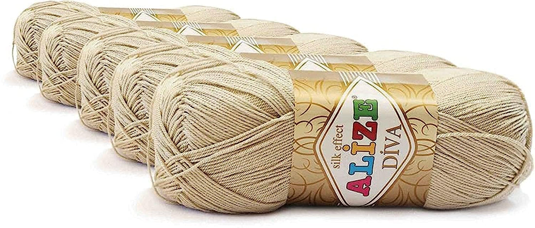 Aliza Diva Turkish Crochet and Threads (Set of 5 Rolls)