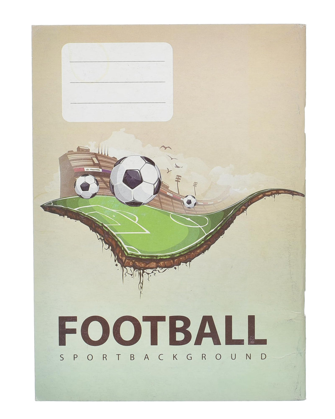 CR7 School Notebook Stapled 9 Lines 60 Sheets 70gsm Duplex Cover 16×22.5cm Durable Design Ideal for Students