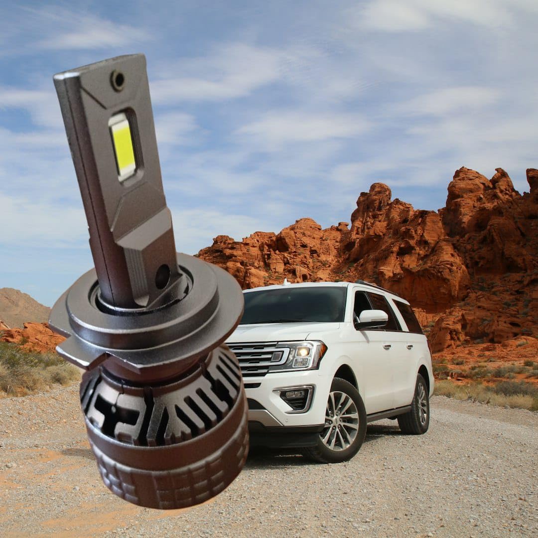 Smart Led MT BEST BUY Car Headlight Bulbs, Up to 55W, 6000 LM, 6000K Bright White, IP68 Waterproof, Canbus (H3)