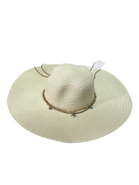 Fashoin Women Straw Sun Hat with Shell Sequins, Beach Vacation Cap, Breathable Summer Hat