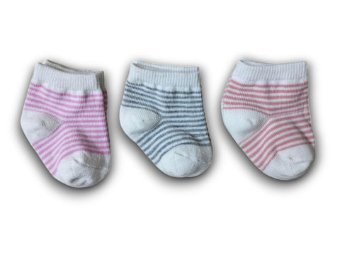 Baby Socks – Newborn – 0-3 Months – Unique Pack of 3 Socks
