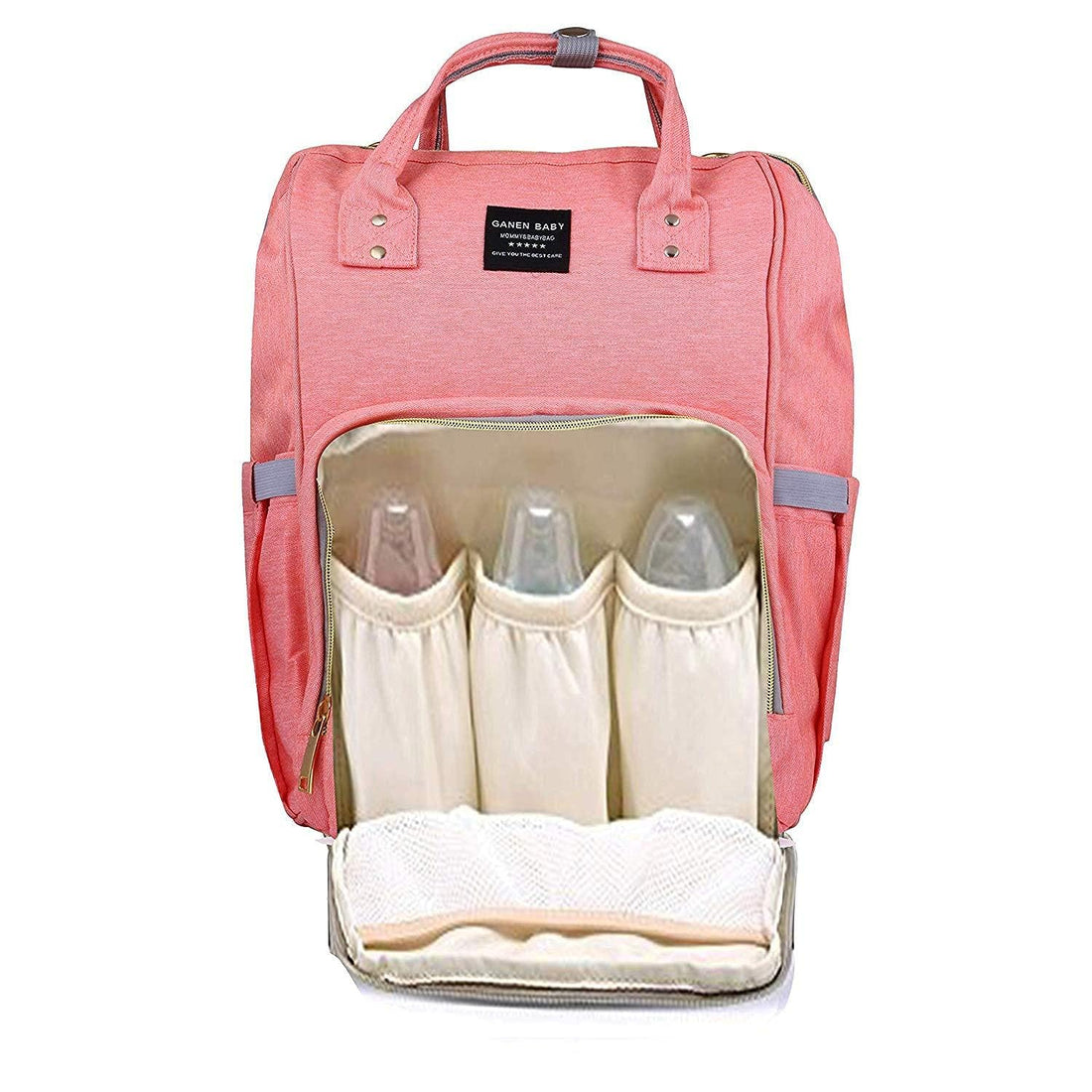 Diaper Bag Backpack Maternity Bags For Mother Baby Nappy Handbag - orange