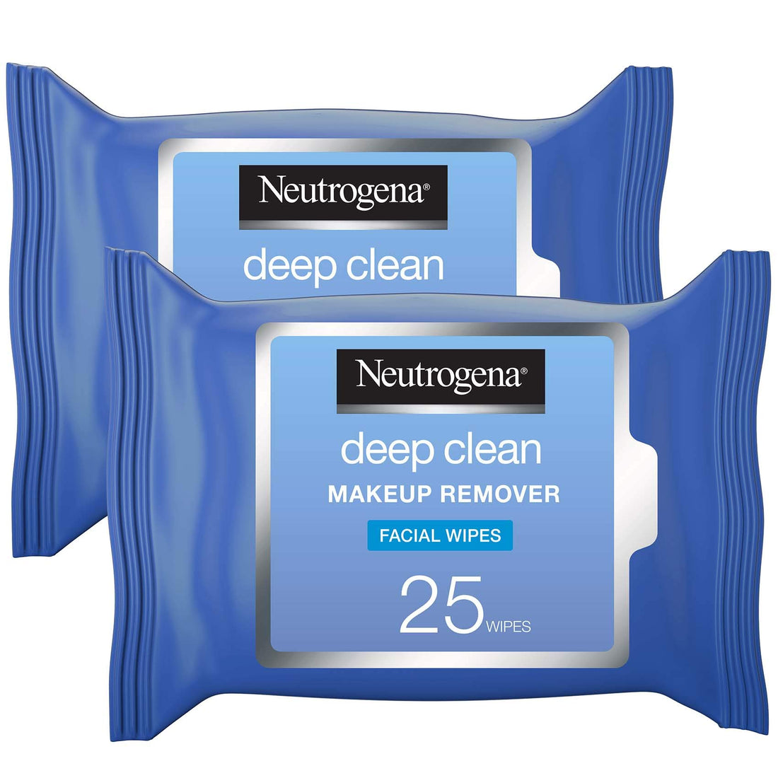 Neutrogena Deep Clean Makeup Remover, Wipes 25's (Pack of 2)