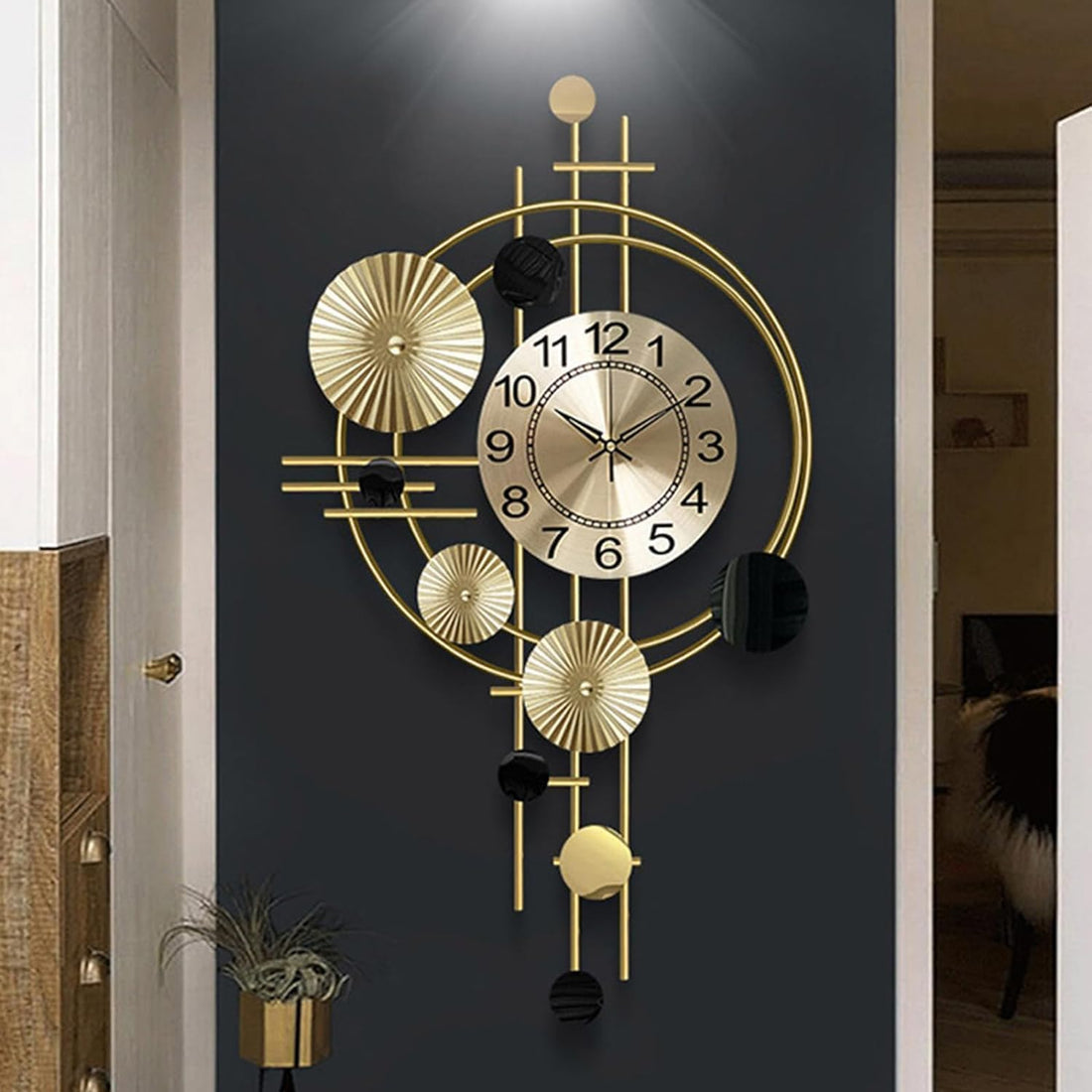 Craftique Metal Wall Decor Antique Big Room Wall Art Designer and Fancy Metal Wall Art for Living Room Bedroom etc Big Size and Large Size Decor