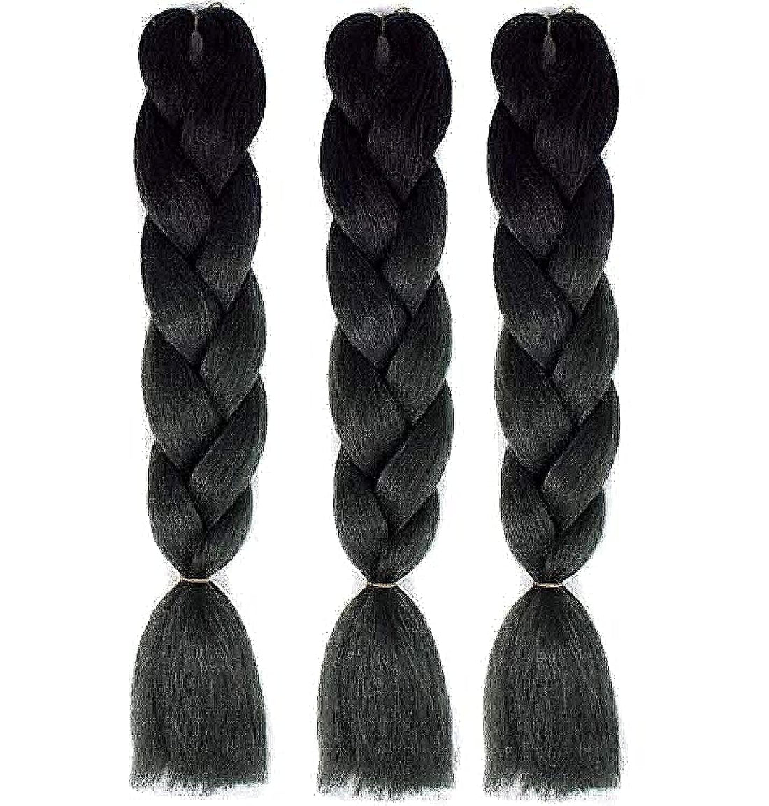 ECIF Women Hair Extension 60Cm Chemical Fiber Wigs 3Pcs/Set-S