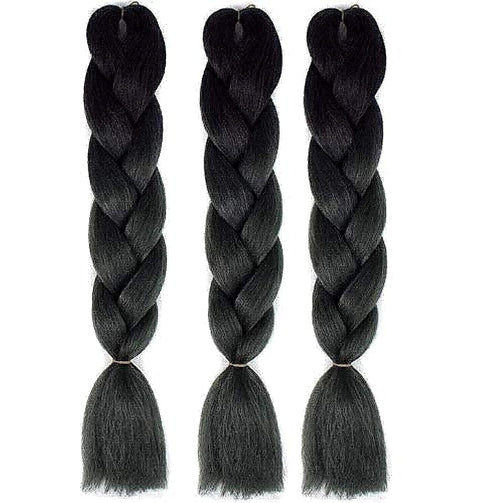 ECIF Women Hair Extension 60Cm Chemical Fiber Wigs 3Pcs/Set-S