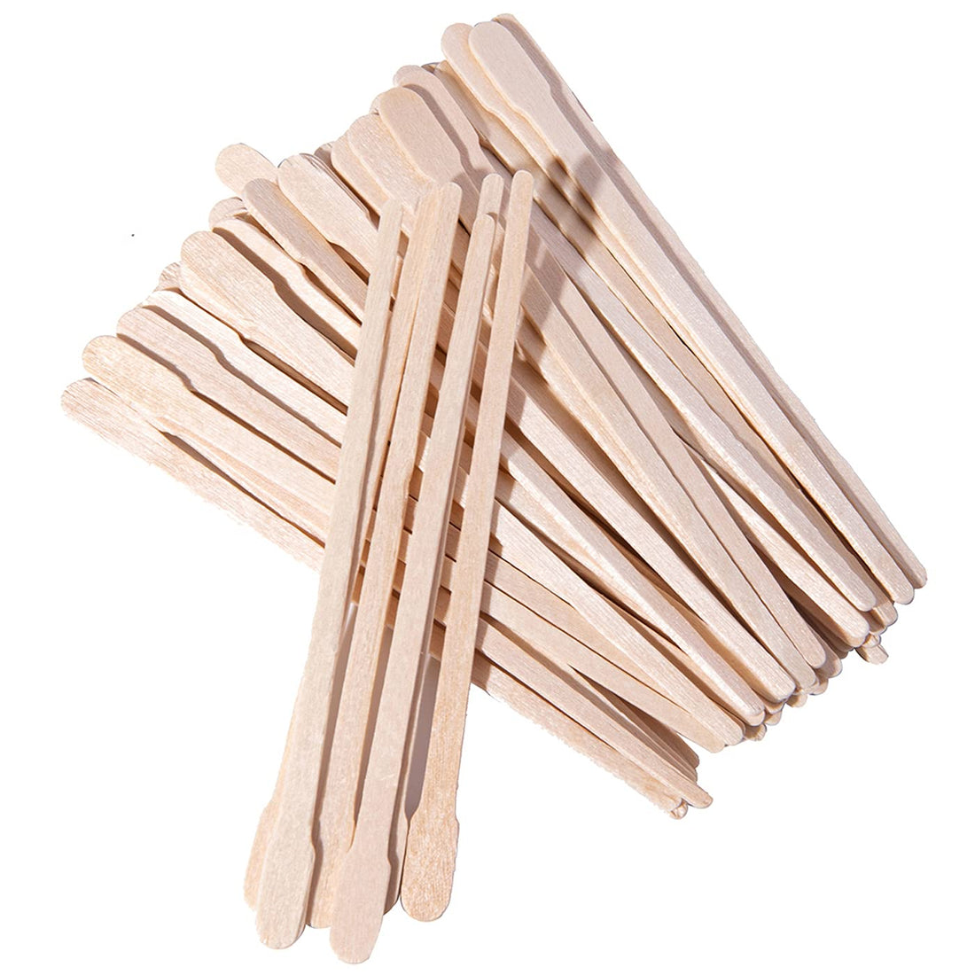 Eyebrow Wax Sticks Wax Applicator,100 PCS Wooden Wax Spatulas Wood Craft Sticks for Face and Small Hair Removal Sticks.