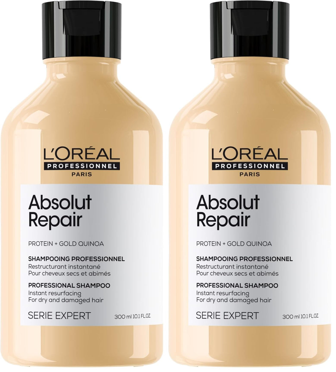 L'Oreal Professionel Absolut Repair Shampoo for Damaged and Dry Hair -300ml (Pack of 2)