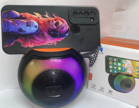 Generic HR-P70 Wireless Portable Bluetooth Speaker, Black
