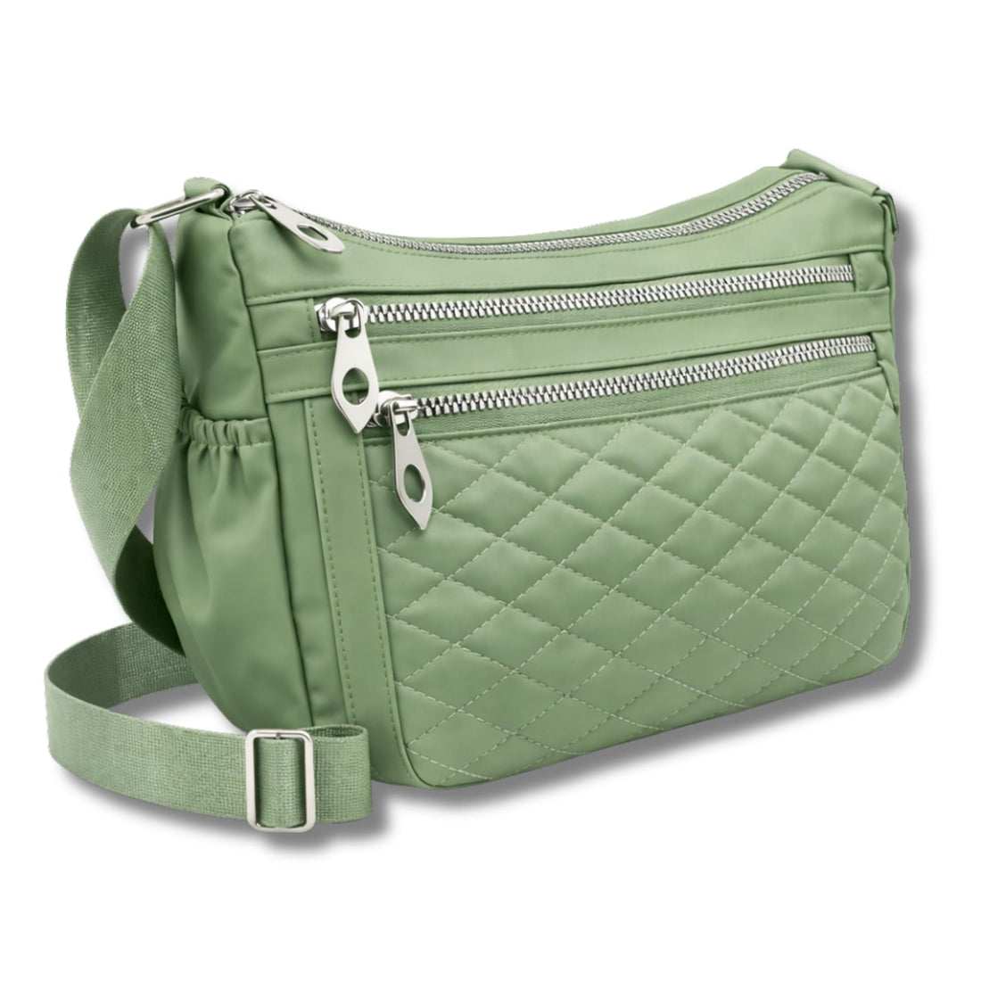 AYSLE 1630 Women’s Waterproof Shoulder & Crossbody Bag | Medium Size with 4 Zipper Compartments & 2 Side Pockets | Adjustable Strap | 14 Colors Available | 19×28×13 CM