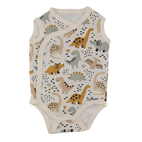 Elsayaad Cotton Printed Wrap Front Long Sleeve Shaia For Boys