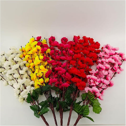 FASHION.HOME Waterproof Artificial Plants Decorative Plants in Assorted Shapes and Random Colors, Perfect for Offices, Living Rooms and Screens - Green Touch Lasts Without Maintenance