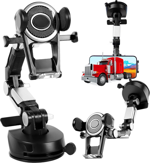 Car Suction Cup Phone Holder, New Car Phone Holder Dashboard Windshield Universal Phone Holder for Car Dashboard/Windshield/Windshield/Window, Strong Suction Mounts - by Nesmah Store