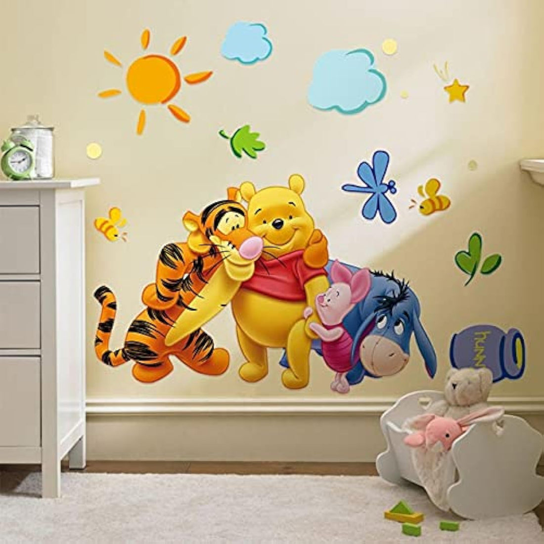 Wall stickers Disney Winnie the Bears Tigers Little Kindergartens Kids Wall Stickers