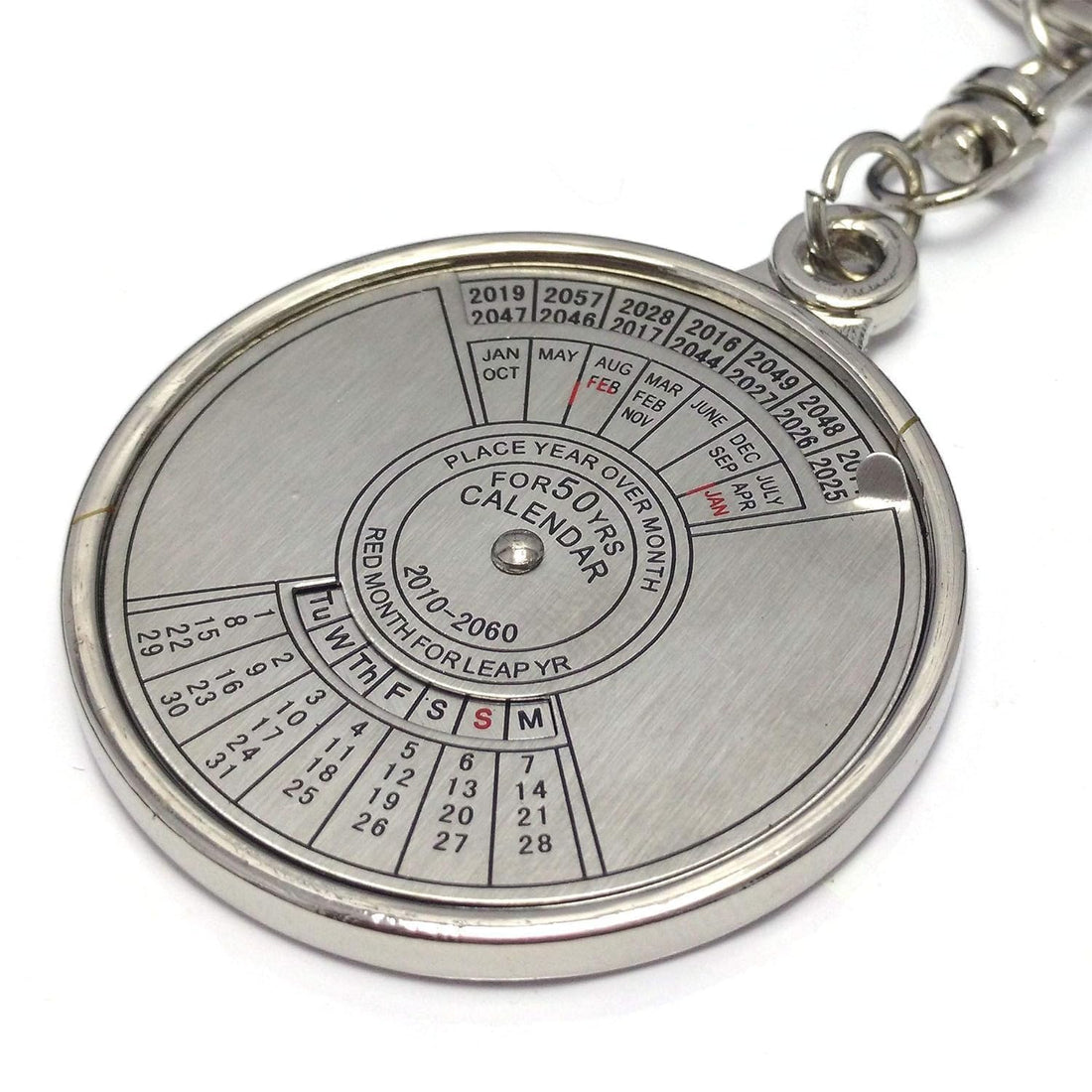Other 50 Years Calendar Key Chain 2010 - 2060