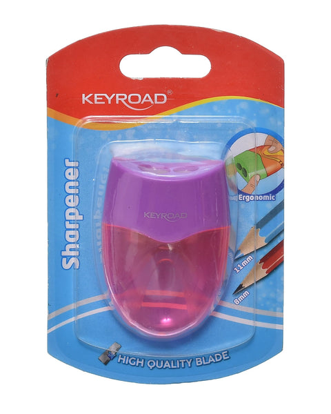 Keyroad Plastic Sharpener 2 Holes Multi-color Model KR971686