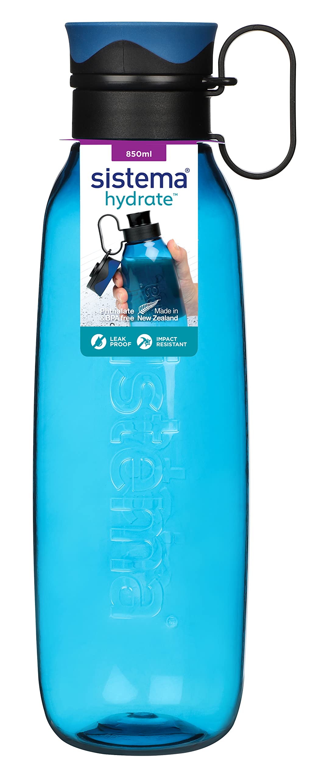 Sistema Traverse Tritan Bottle, Assorted Colours, 850 ml