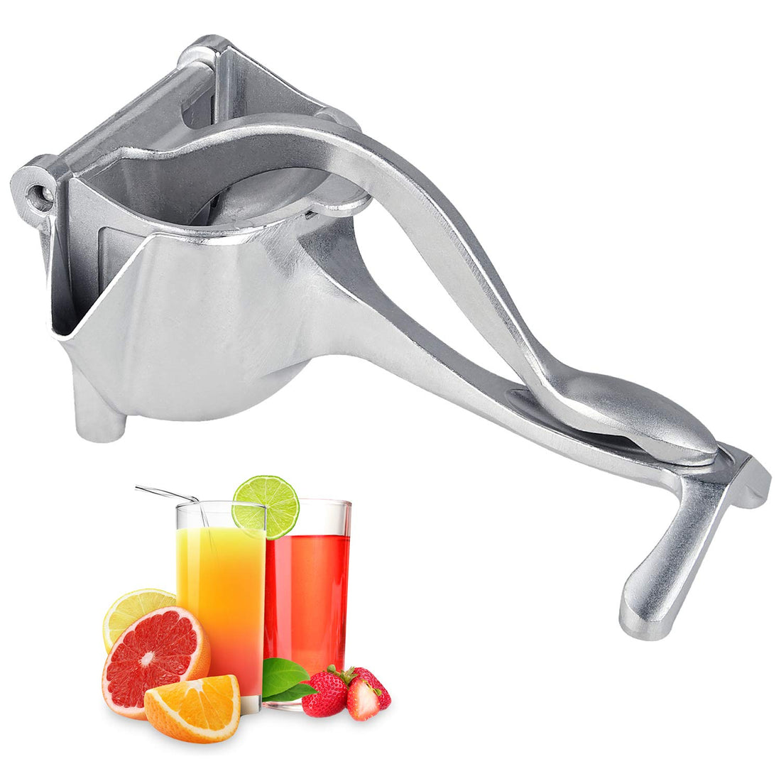Hand Juicer Akamino Stainless Steel Manual Juicer Heavy Duty Lemon Orange Citrus Hand Squeezer Easy Use fresh fruit Extractor