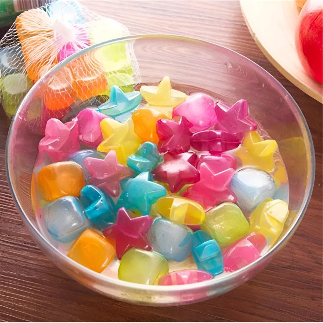 Silicone Molds - Innovative Silicone Ice Cube Molds for Healthy Beverages, Featuring 10 Unique Fruit Shapes to Add Fun and Refreshment to Your Drinks. (10)