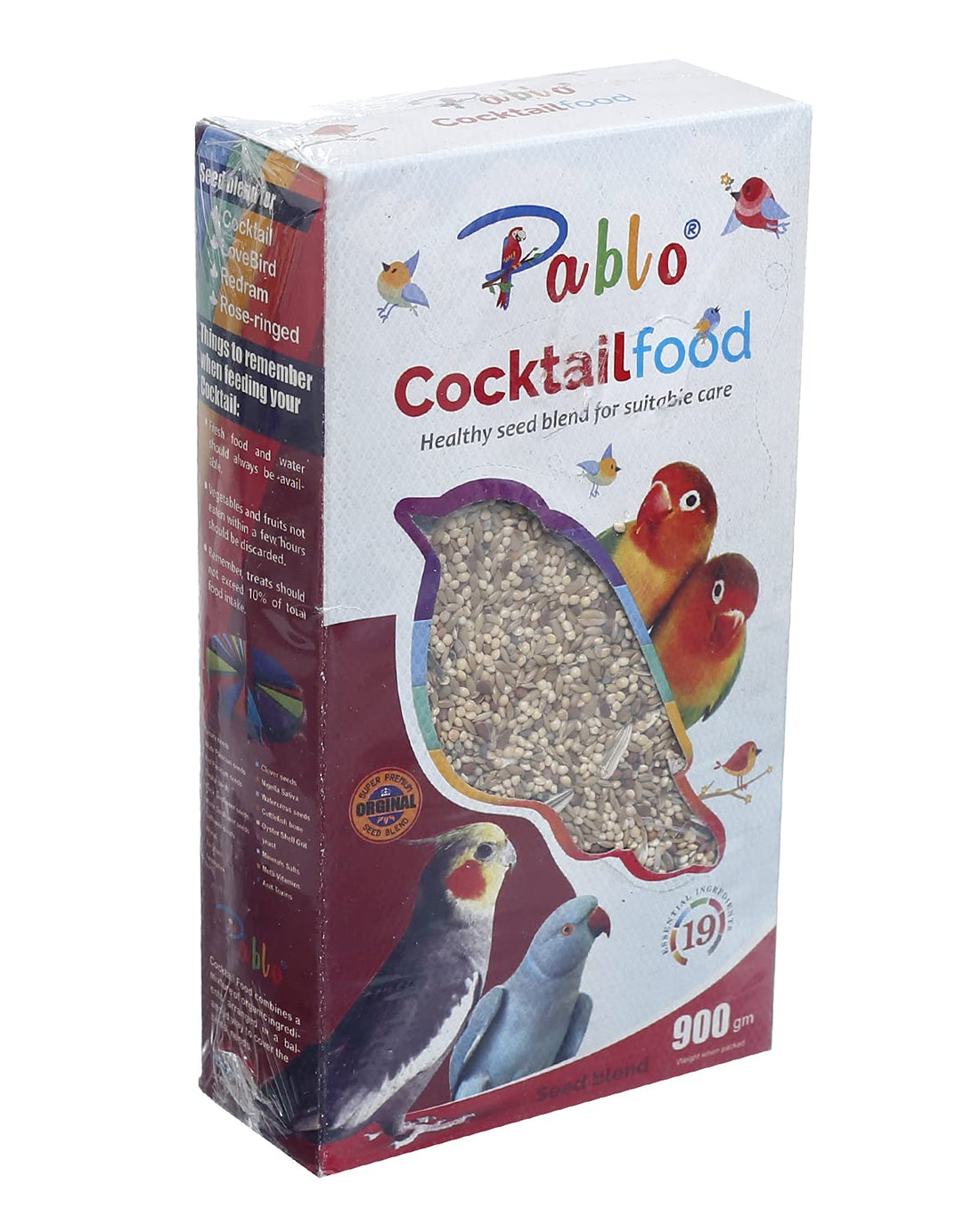 Pablo Mix Seed Blend For Birds 900 Grams