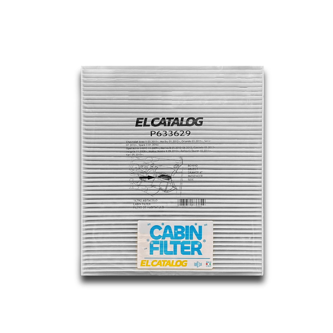 ELCATALOG Cabin Filter P633629 - Cruz - Astra J - Insignia A
