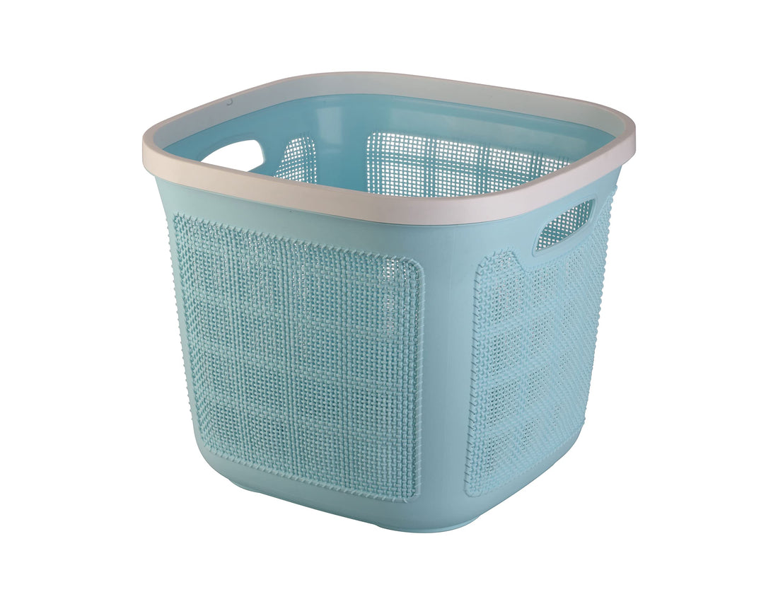 Gotti Max Laundry Basket 45L 44x44x37 Light Blue Max Plast
