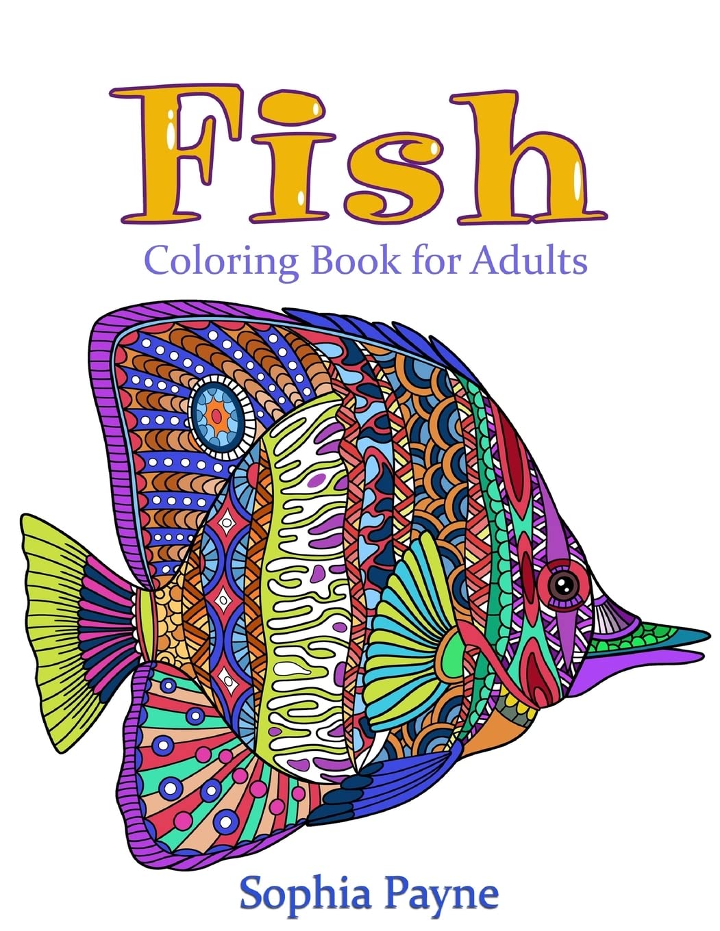 Fishes Coloring Book for Adults by Adult Coloring Books