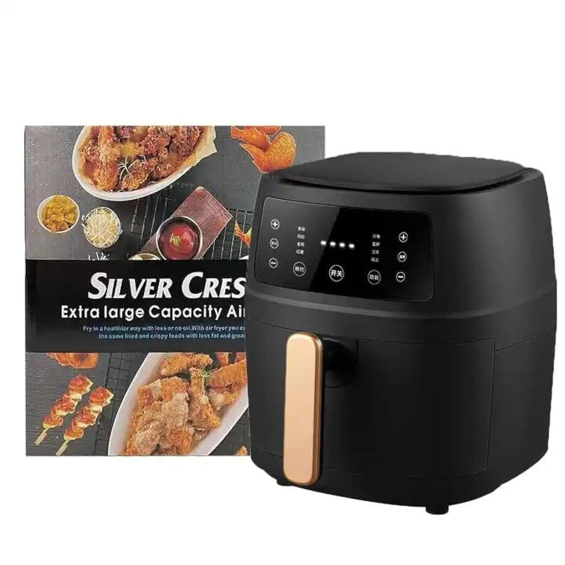 8 Liter Air Fryer 1.Kg Performance Range 2400 Watt Rapid Air Convection Heating, 18 - (International warranty)