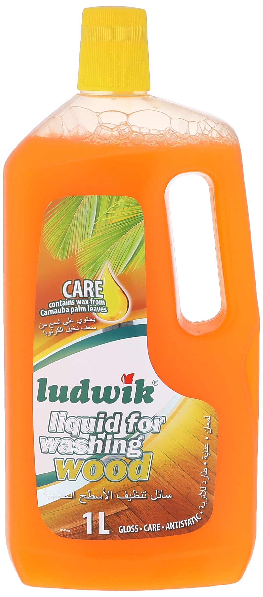 Ludwik universal cleaning liquid for wood citrus scent with carnauba 1 l