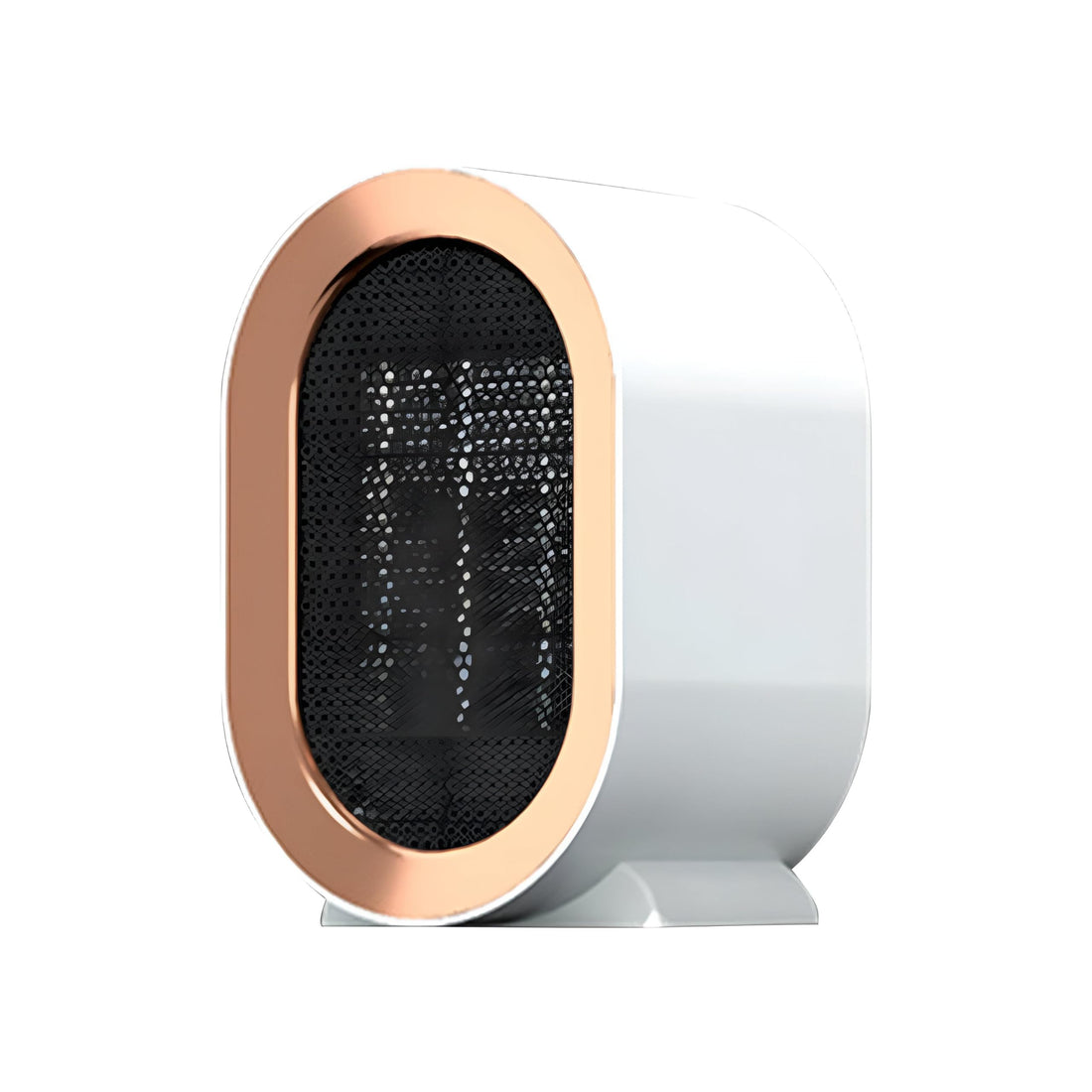 Electric Heater - Portable High Efficiency 1200W Fast Heating 2 Adjustable Temperature Settings Safety Anti-Tip Protection Perfect for Small Indoor Areas Like Offices and Homes