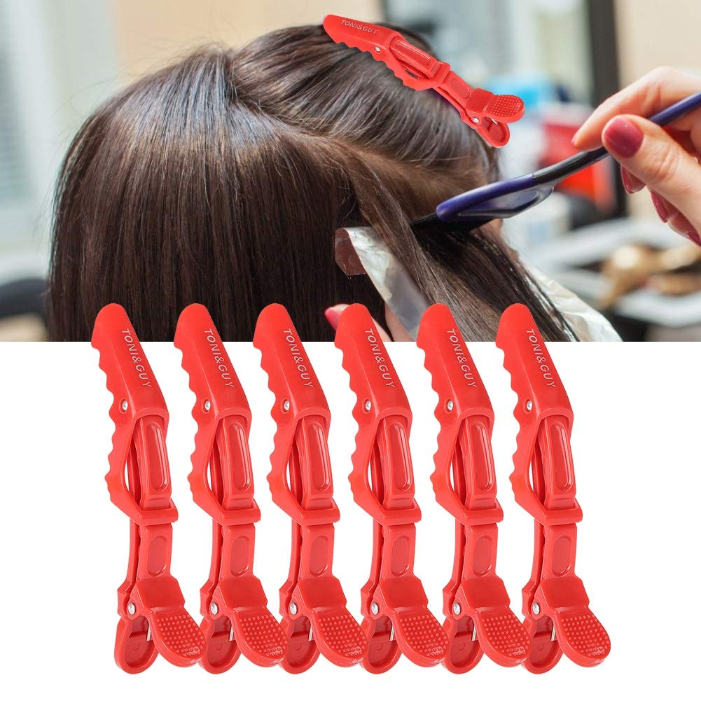 6Pcs Crocodile Hair Clip, Barrette Snap Hair Styling Clips Alligator Anti-slip Single Prong Hairdressing Hair Section Claw Clasps Hair Sectioning Hair Clips for Styling Accessories DIY Supplies