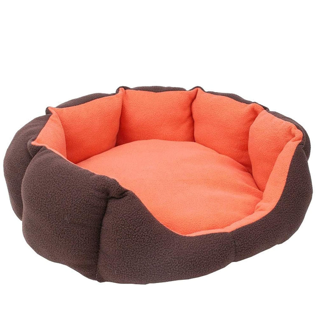 Pet Bed Pet Bed Pumpkin Shaped Pet House Dog Sofa Kennel Comfortable Soft Dog Nest Puppy Cat Cave with Non-Slip Bottom Multiple Sizes Home for Cats Y (A L) Pet Beds