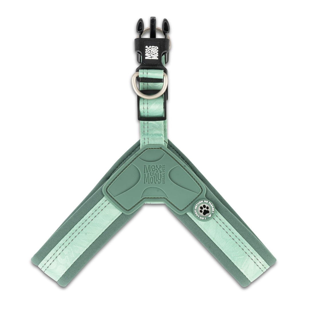 Max & Molly Urban Pets Q-Fit Harness - v Matrix 2.0 Jade/M SIZE