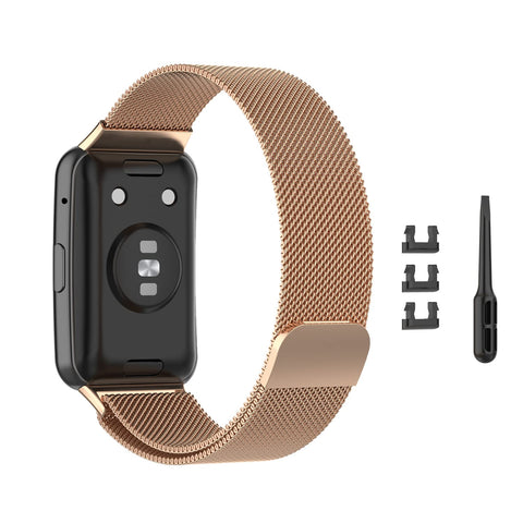 ZoRoll Stainless Steel Replacement Strap Mesh Metal Watch Strap, Magnetic Adjustable Replacement Strap