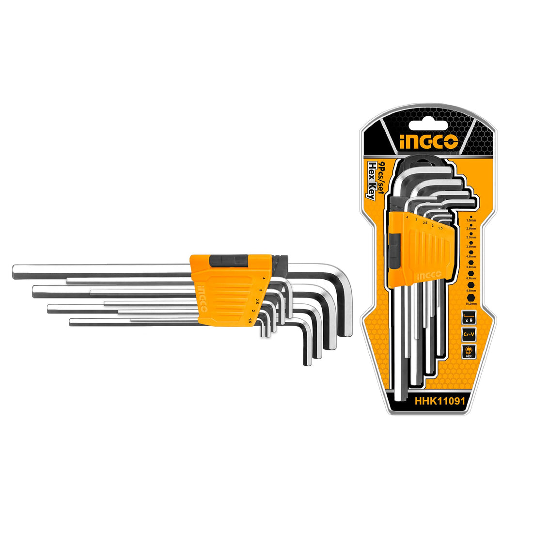 Ingco MALFAH ENTERPRISES INGCO Hex Key (Torx) 9pcs Torx Key set HHK13091