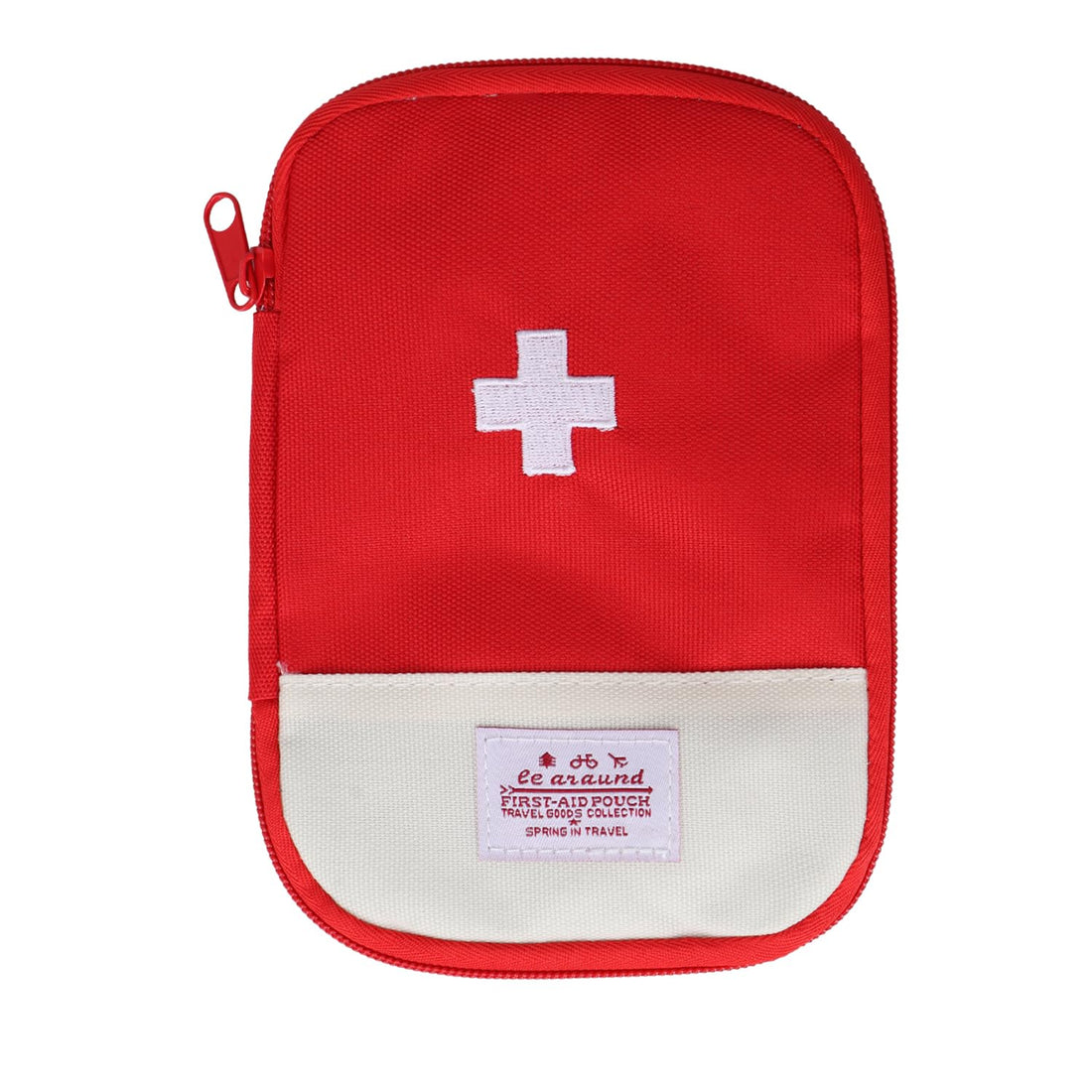 Mini First Aid Kit Empty Bag Travel First Aid Bag Medical Bag Small First Aid Bag for Camping, Car, Home, Boat & Outdoor Survival (Bag Only)