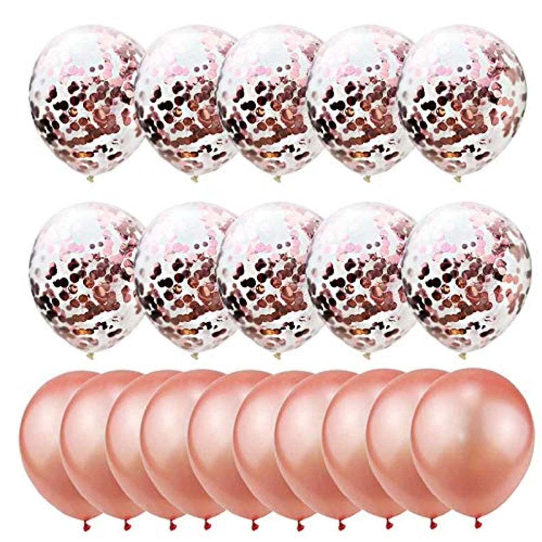 10pcs/set Rose Gold Latex Balloon Wedding Baloon Confetti Balloons Birthday Party Decoration Ballon