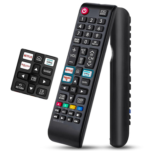 Samsung Universal TV Remote - Compatible with Most Samsung QLED UHD HDR LCD Frame Curved 4K 8K Smart TVs, Includes Netflix/Prime Video/Rakuten TV Buttons