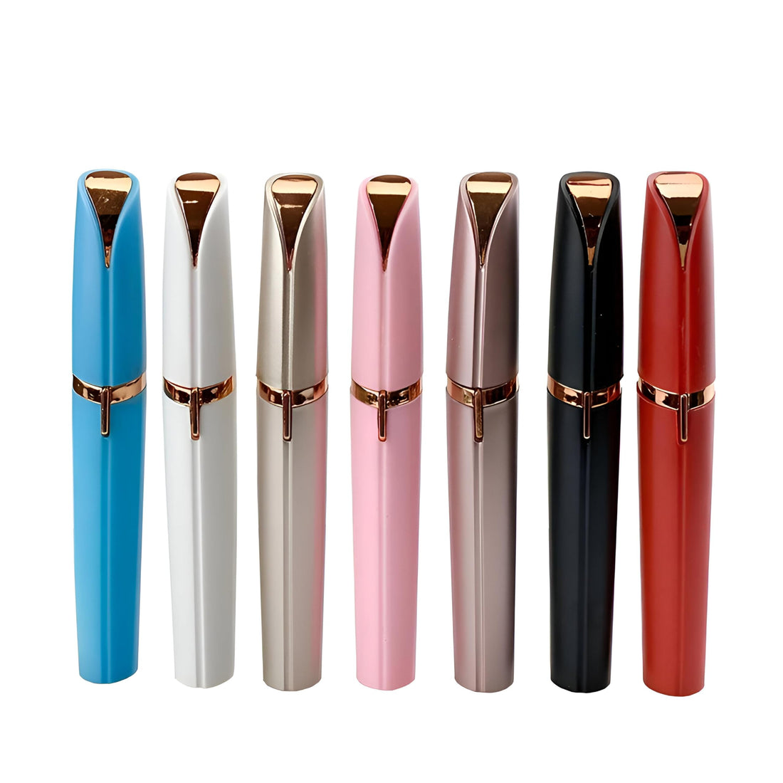 Facial Hair Remover - Compact USB-Powered Tool for Unwanted Upper Lip and Eyebrow Hair Removal, Perfect for On-the-Go Skin Care in Metallic Silver